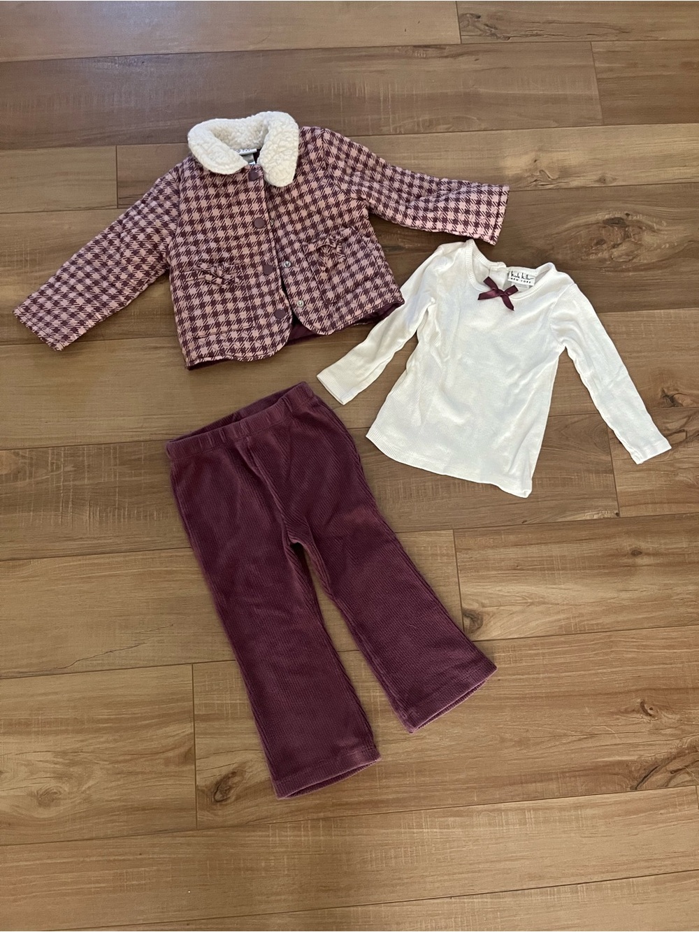 Nicole Miller Toddler Set Jacket, Corduroy Pants and Long Sleeve Shirt 18m